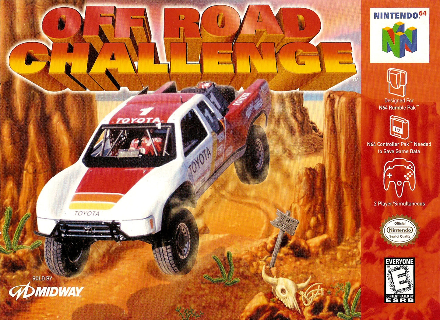 OFF ROAD CHALLENGE  - N64 (W/BOX)