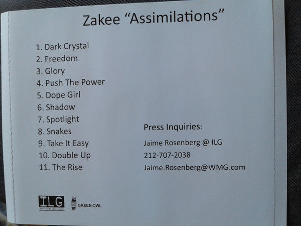 ZAKEE  - ASSIMILATIONS