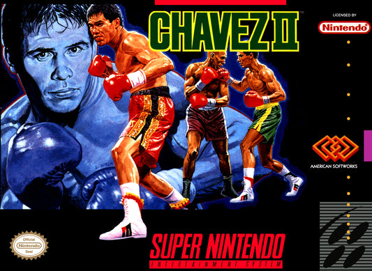 CHAVEZ BOXING II  - SNES (W/BOX & MANUAL)