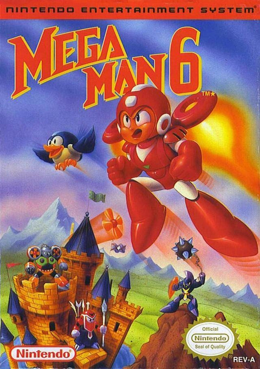 MEGA MAN 6  - NES (W/BOX & MANUAL)