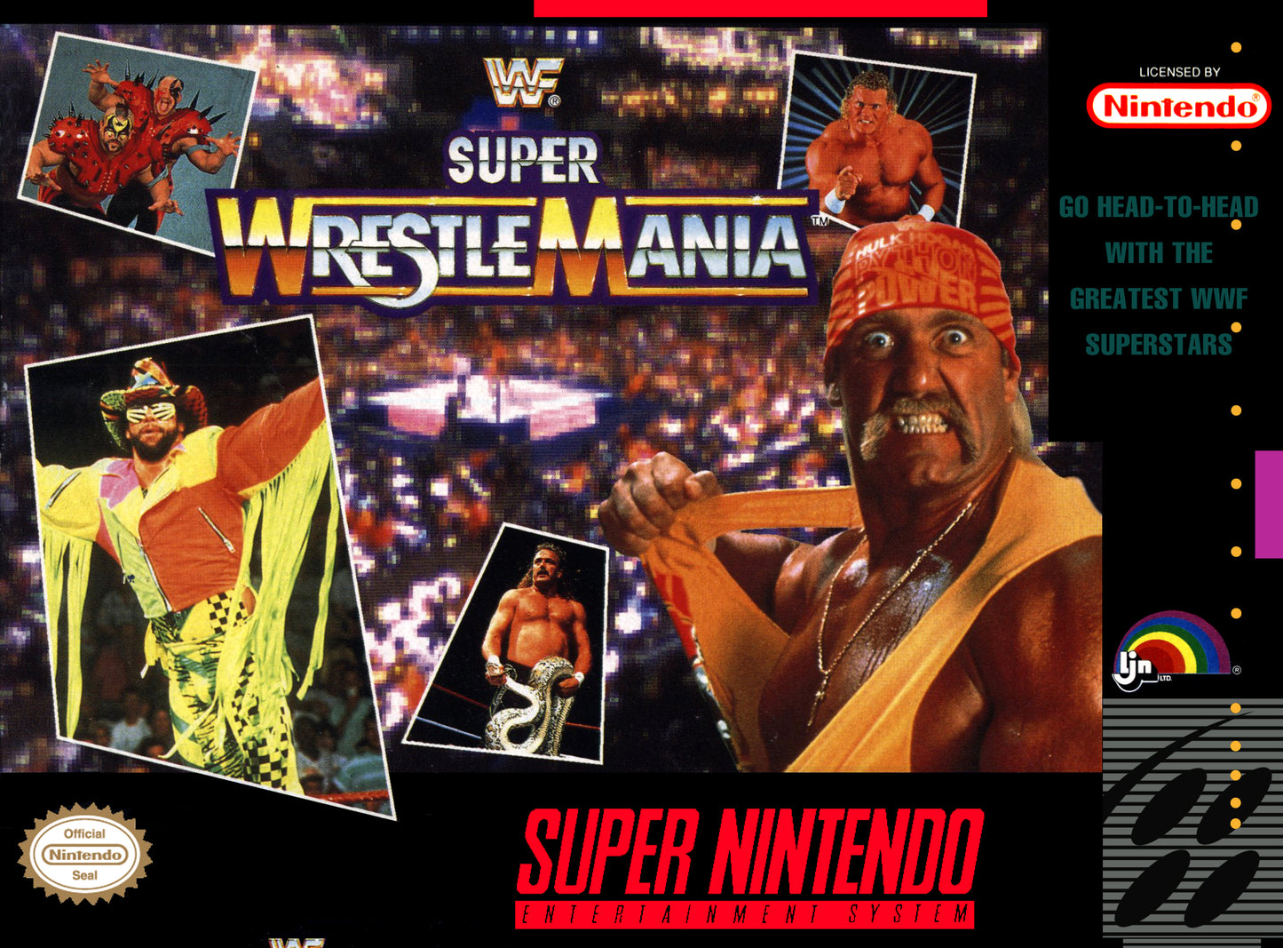 WWF SUPER WRESTLEMANIA  - SNES (W/BOX & MANUAL)