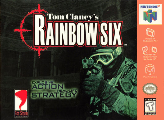 RAINBOW SIX  - N64 (W/BOX & MANUAL)