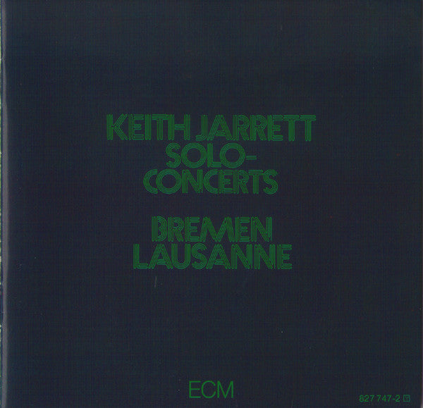 JARRETT, KEITH  - SOLO CONCERTS (2CDS)