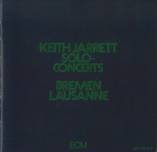 JARRETT, KEITH  - SOLO CONCERTS (2CDS)