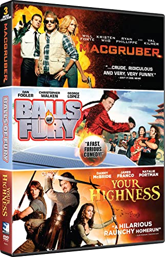 MACGRUBER/BALLS OF FURY/ YOUR HIGHNESS - DVD-TRIPLE FEATURE