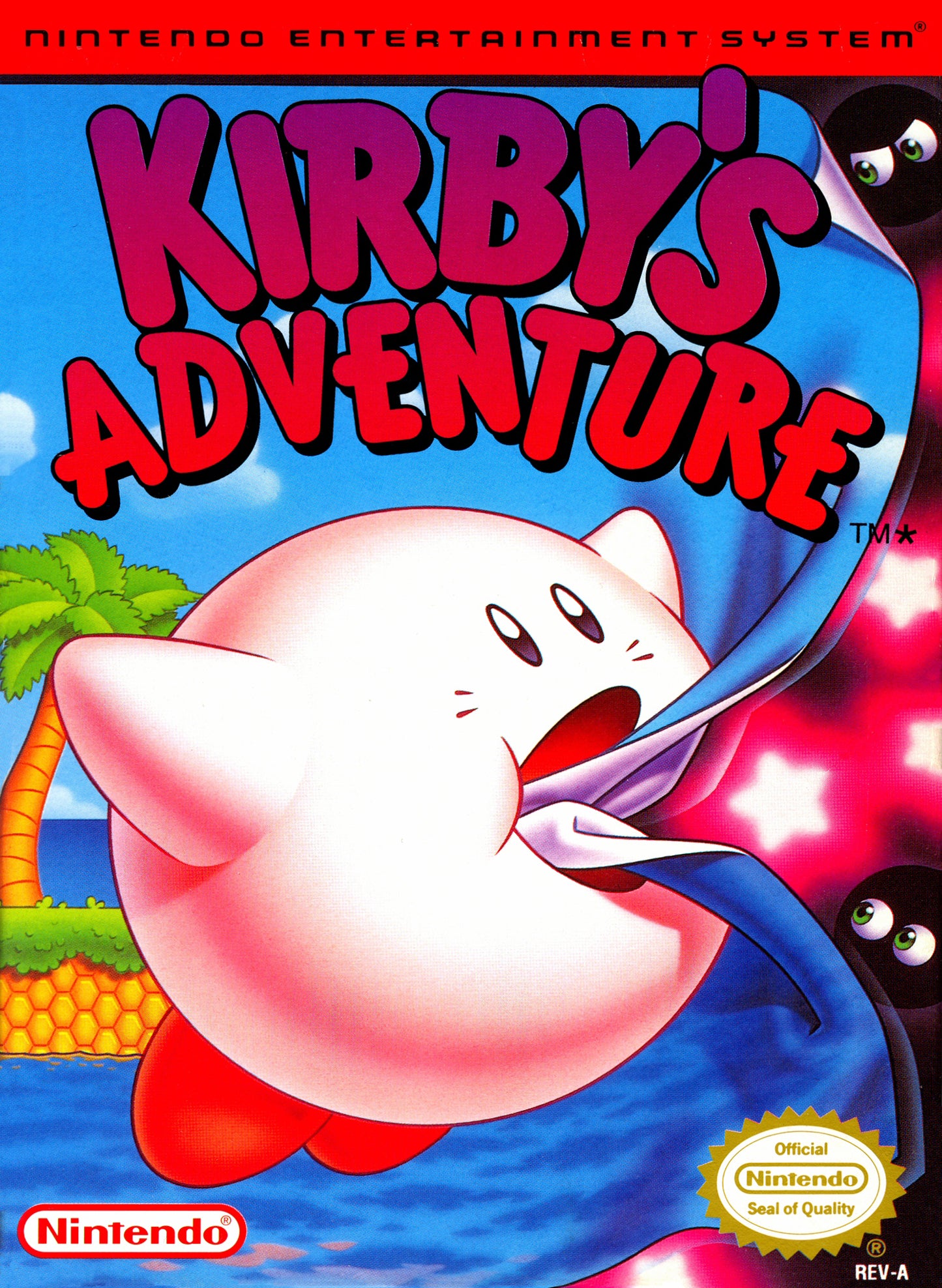 KIRBY'S ADVENTURE  - NES (W/BOX & MANUAL)