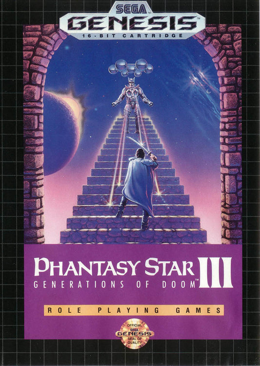 PHANTASY STAR III: GENERATIONS OF DOOM  - GENESIS