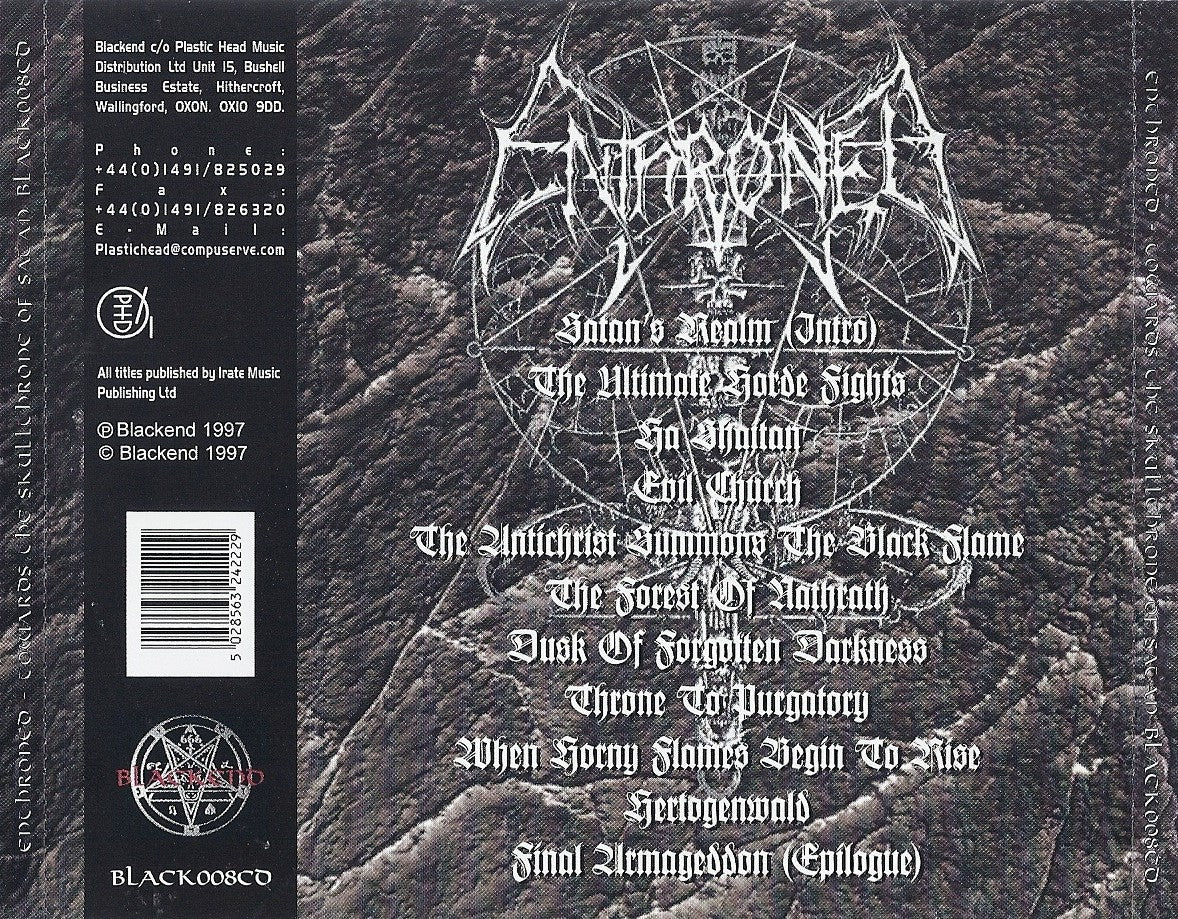 ENTHRONED  - TOWARDS THE SKULLTHRONE OF SATAN