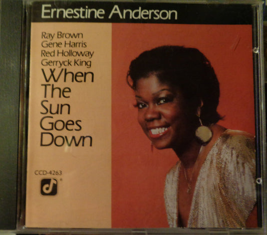 ANDERSON, ERNESTINE  - WHEN THE SUN GOES DOWN (JAPANESE)