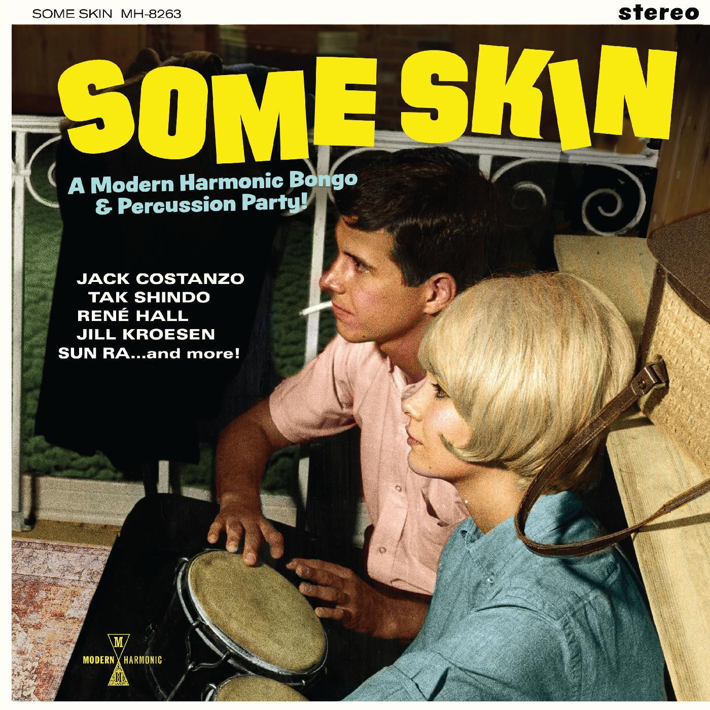 VARIOUS ARTISTS - SOME SKIN: A MODERN HARMONIC BONGO & PERCUSSION PARTY (YELLOW VINYL)