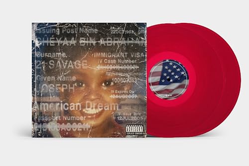 21 SAVAGE - AMERICAN DREAM (TRANSLUCENT RED VINYL)