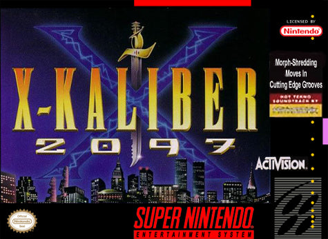 X-KALIBER 2097  - SNES (W/BOX & MANUAL)