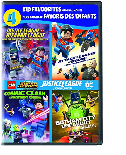 LEGO DC 4-FILM COLLECTION - DVD-4 KID FAVOURITES