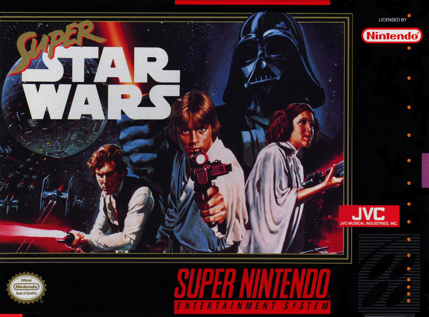 SUPER STAR WARS  - SNES (W/BOX)