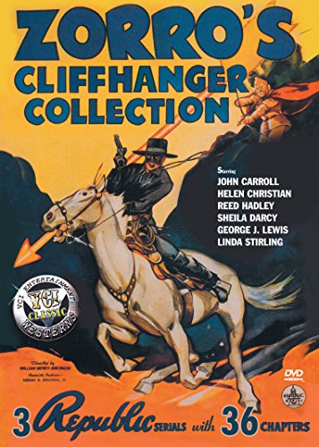 ZORRO'S CLIFFHANGER COLLECTION  - DVD-3 DISC SET-VCI ENTERTAINMENT