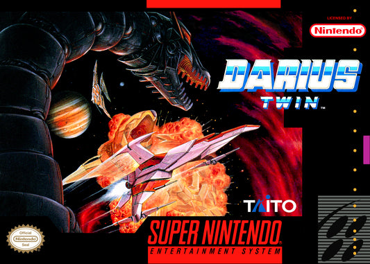 DARIUS TWIN  - SNES (W/BOX & MANUAL)