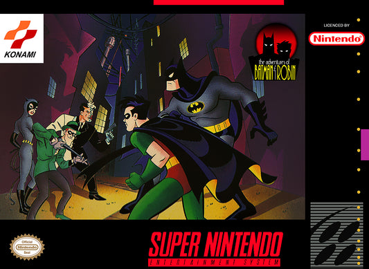 ADVENTURES OF BATMAN & ROBIN  - SNES (W/BOX)