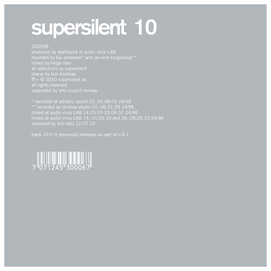 SUPERSILENT  - 10