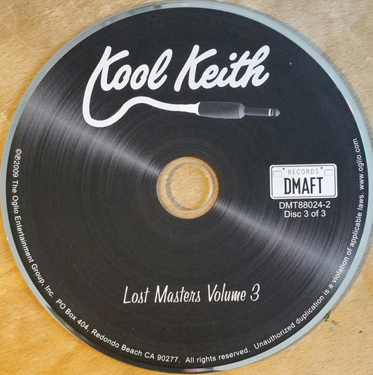 KOOL KEITH  - LOST MASTERS V2