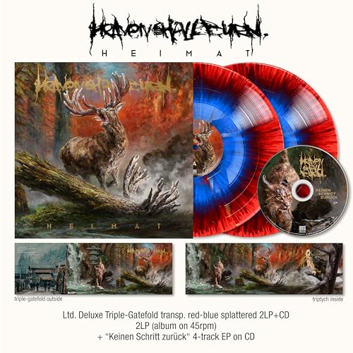 HEAVEN SHALL BURN - HEIMAT (LIMITED DELUXE TRANSPARENT RED-BLUE SPLATTERED 2LP+CD)