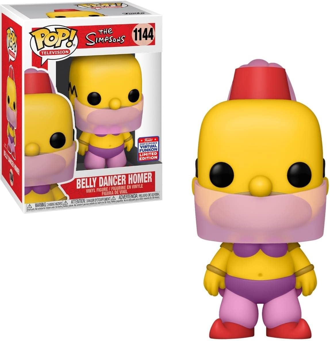 SIMPSONS: BELLY DANCER HOMER #1144 - FUNKO POP!-2021 SUMMER CON