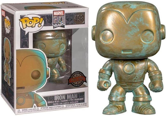 MARVEL 80: IRON MAN #498 (PATINA) - FUNKO POP!-SPECIAL ED.