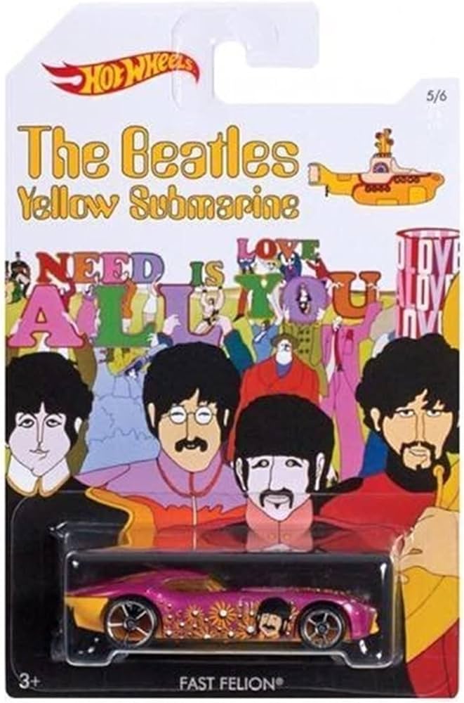 BEATLES: YELLOW SUBMARINE: FAST FELION ( - HOT WHEELS-2016