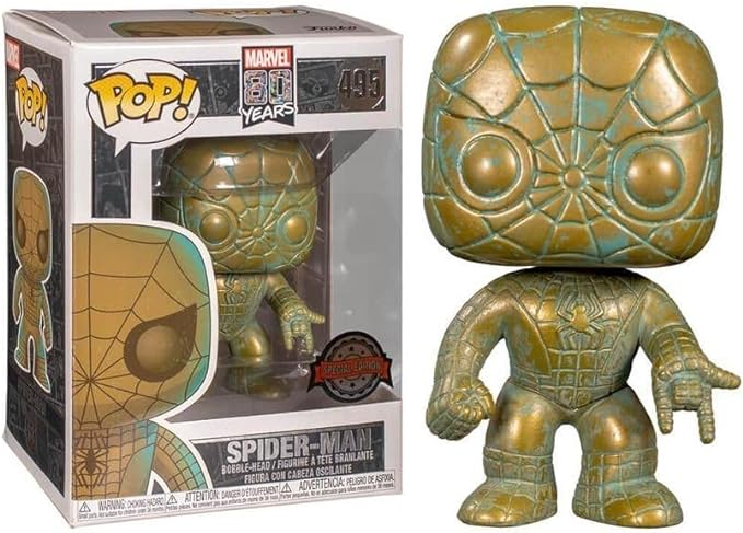 MARVEL 80: SPIDER-MAN #495 (PATINA) - FUNKO POP!-SPECIAL ED.