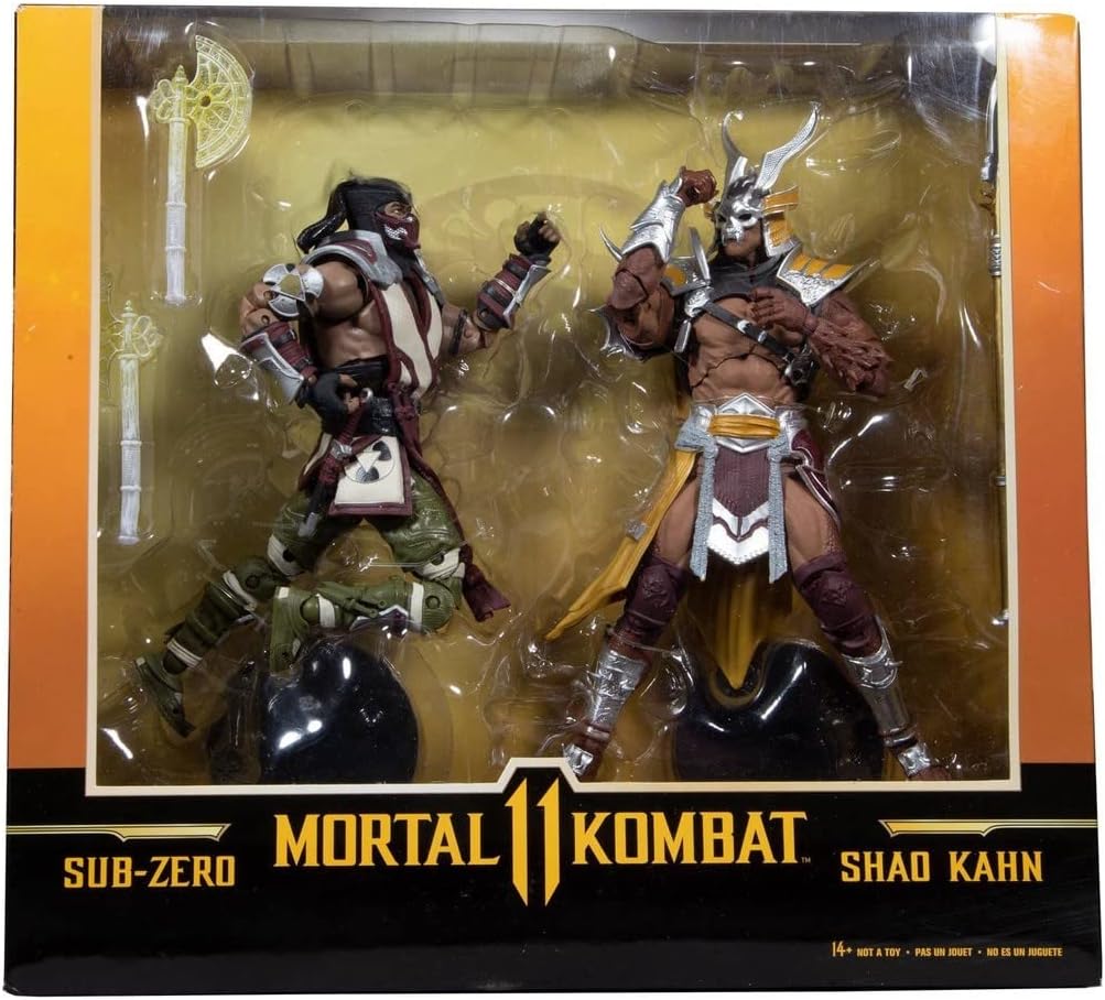 MORTAL KOMBAT 11: SUB-ZERO/SHAO KAHN - MCFARLANE-2 PACK