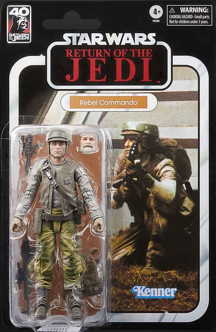 STAR WARS: REBEL COMMANDO (ENDOR) - BLACK SERIES-40TH ANN