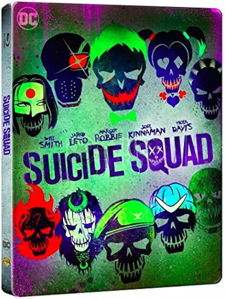 SUICIDE SQUAD  - BLU-4K-2016-STEELBOOK