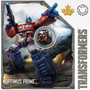 TRANSFORMERS: OPTIMUS PRIME (3D LENTICULAR COIN) - ROYAL CANADIAN MINT: 2019