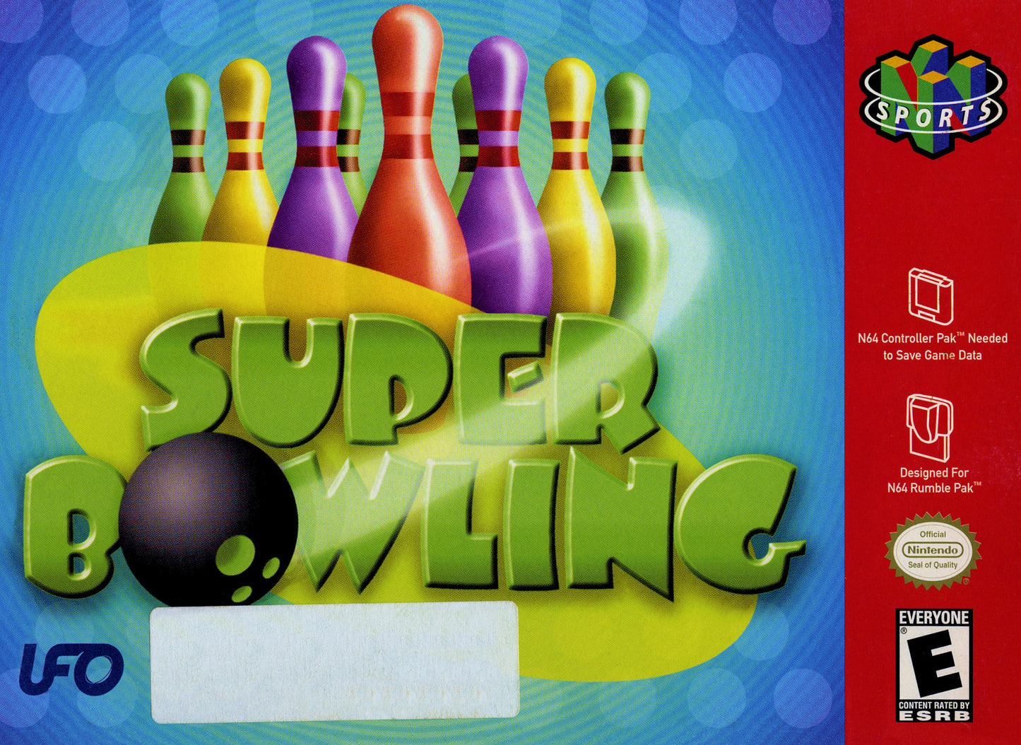 SUPER BOWLING  - N64 (W/BOX & MANUAL)