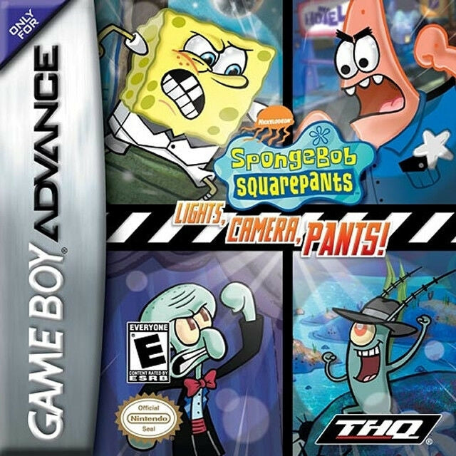 SPONGEBOB SQUAREPANTS: LIGHTS, CAMERA, P  - GBA