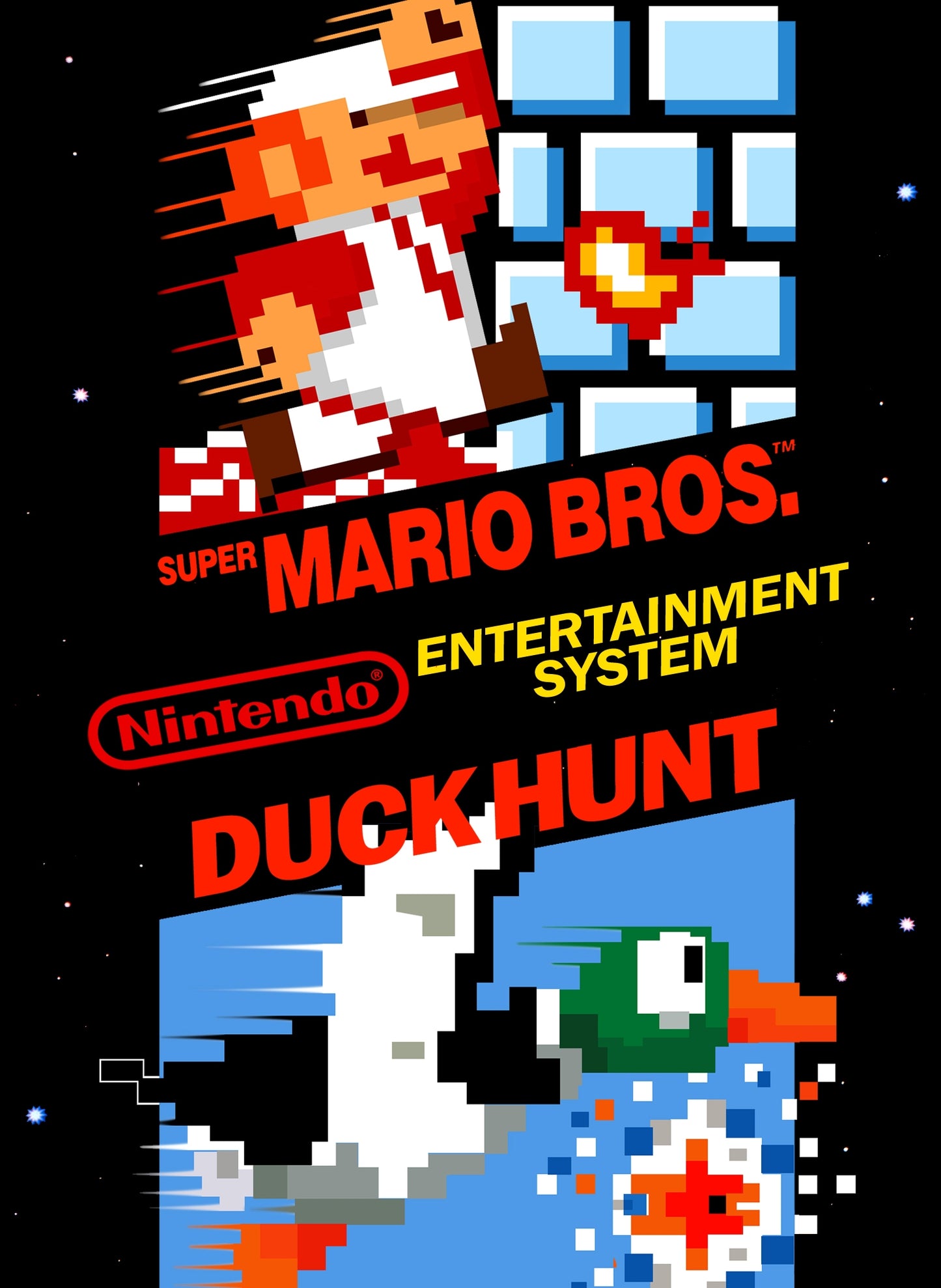 SUPER MARIO BROS./DUCK HUNT  - NES (W/BOX)