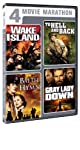 4 MOVIE MARATHON CLASSIC WAR: WAKE ISLAND / TO HELL AND BACK / BATTLE HYMN / GRAY LADY DOWN