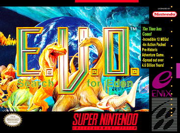 EVO: THE SEARCH FOR EDEN  - SNES (W/BOX & MANUAL)