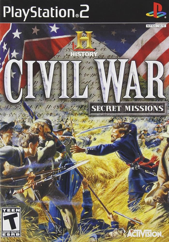 HISTORY CHANNEL CIVIL WAR: SECRET MISSIO  - PS2