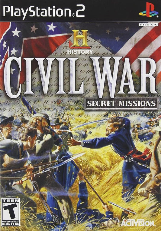 HISTORY CHANNEL CIVIL WAR: SECRET MISSIO  - PS2