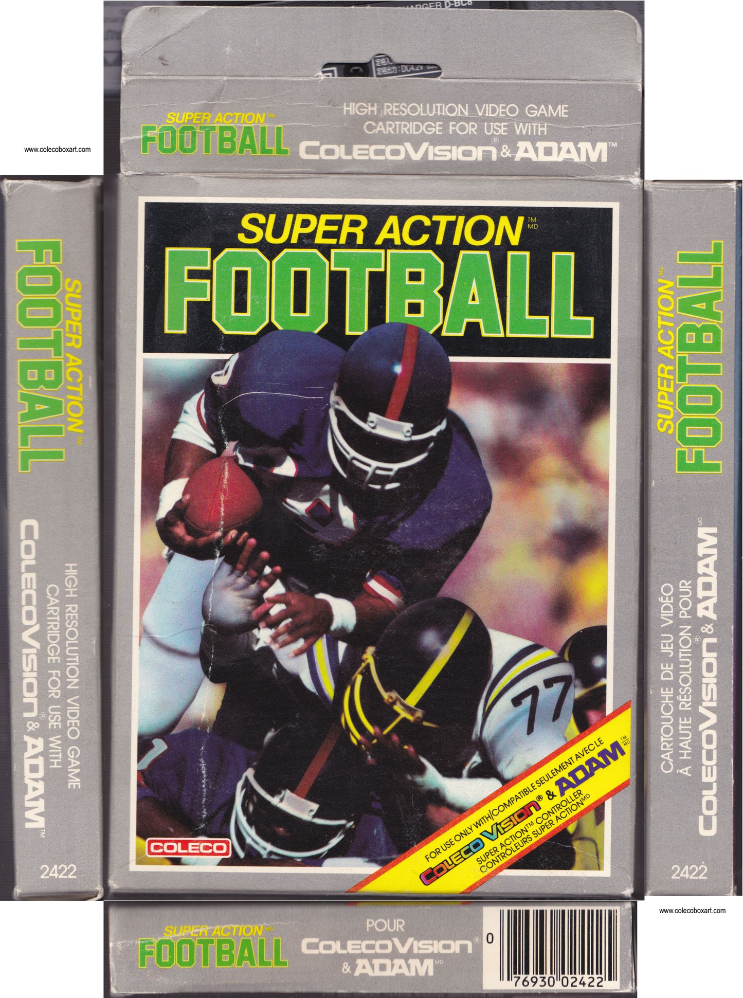 SUPER-ACTION FOOTBALL  - COLECO