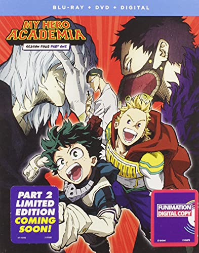 MY HERO ACADEMIA (ANIME)  - BLU-SEASON FOUR, PART ONE-INC. DVD COPY