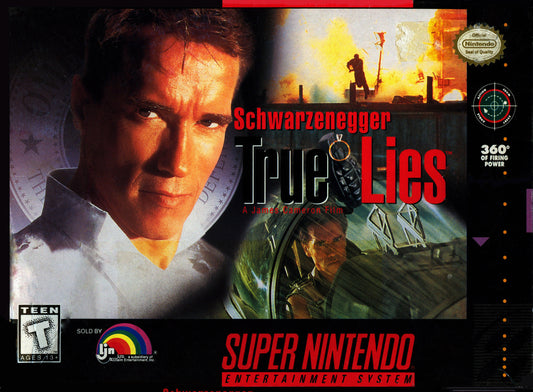 TRUE LIES  - SNES (W/BOX & MANUAL)