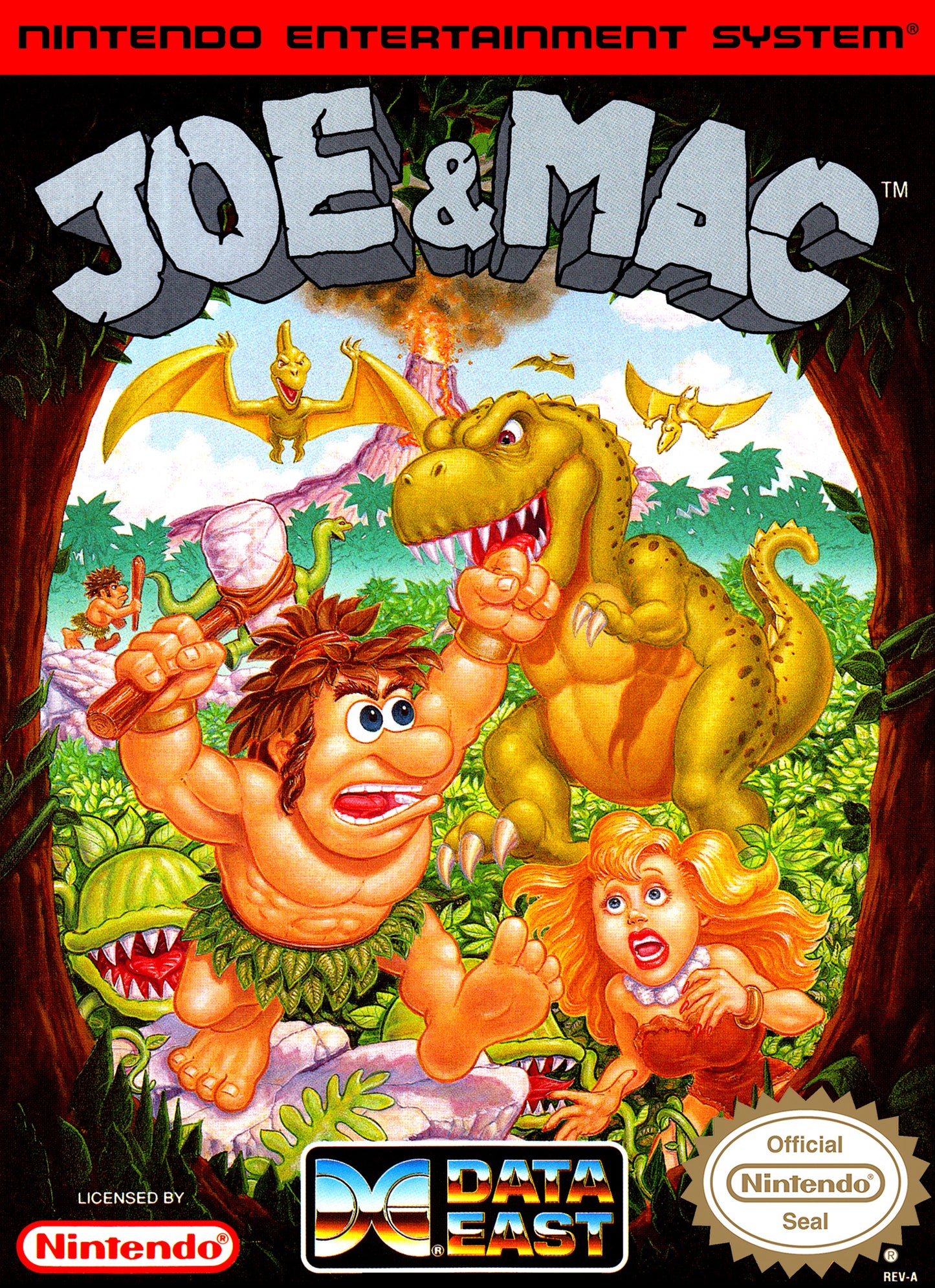 JOE & MAC  - SNES (W/BOX & MANUAL)