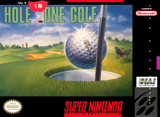 HAL'S HOLE IN ONE GOLF  - SNES (W/BOX)