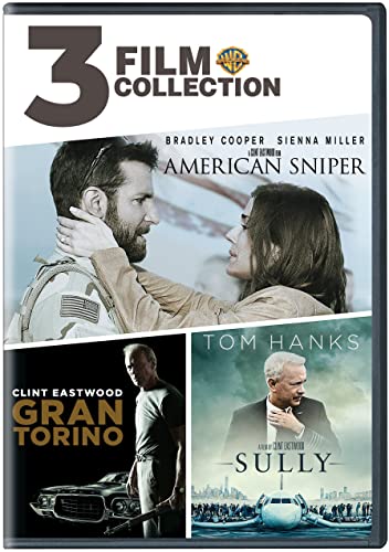 AMERICAN SNIPER/GRAN TORINO/SULLY - DVD-3 FILM COLLECTION