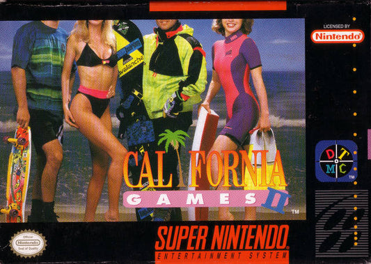 CALIFORNIA GAMES II  - SNES (W/BOX)