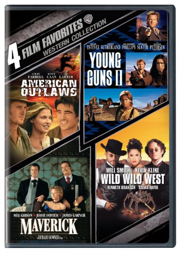 4 FILM FAVORITES: WESTERN COLLECTION (AMERICAN OUTLAWS / YOUNG GUNS II / MAVERICK / WILD WILD WEST)