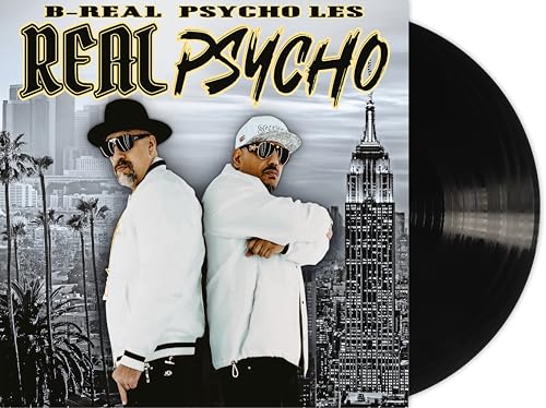 B-REAL & PSYCHO LES - REAL PSYCHO - BLACK VINYL
