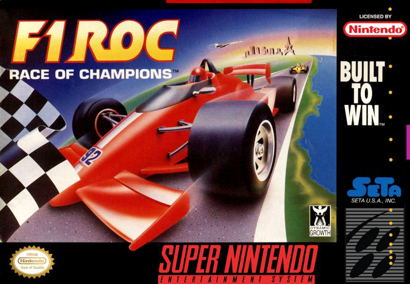 F1 ROC: RACE OF CHAMPIONS  - SNES (W/BOX)