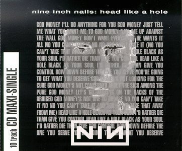 NINE INCH NAILS - HEAD LIKE A HOLE